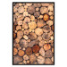 Poster Tree Interior - texture of wood grain in various sizes 124491 additionalThumb 16