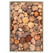 Poster Tree Interior - texture of wood grain in various sizes 124491 additionalThumb 26