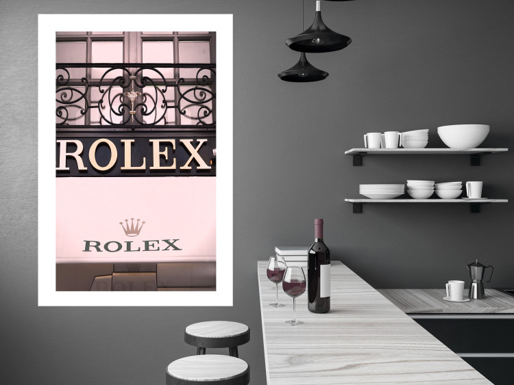 Wall Poster Rolex - company name with watches on building architecture with ornaments 125791 additionalImage 2
