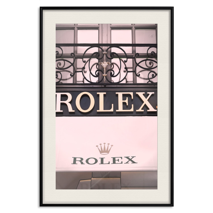 Wall Poster Rolex - company name with watches on building architecture with ornaments 125791 additionalImage 18