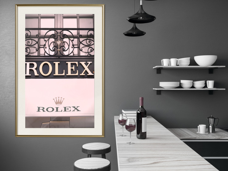 Wall Poster Rolex - company name with watches on building architecture with ornaments 125791 additionalImage 21