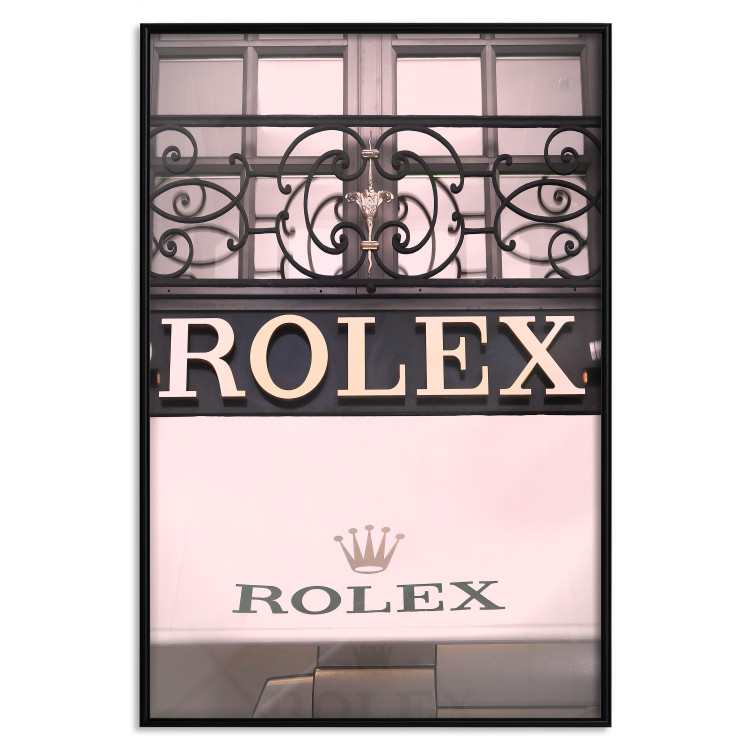 Wall Poster Rolex - company name with watches on building architecture with ornaments 125791 additionalImage 24
