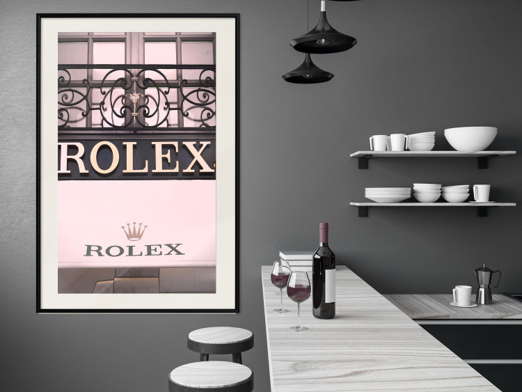 Wall Poster Rolex - company name with watches on building architecture with ornaments 125791 additionalImage 22