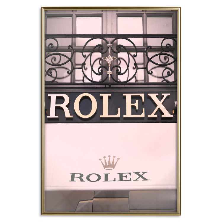 Wall Poster Rolex - company name with watches on building architecture with ornaments 125791 additionalImage 16