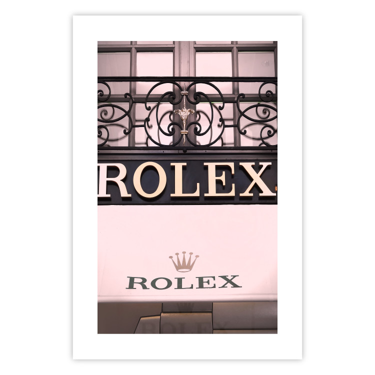 Wall Poster Rolex - company name with watches on building architecture with ornaments 125791 additionalImage 19