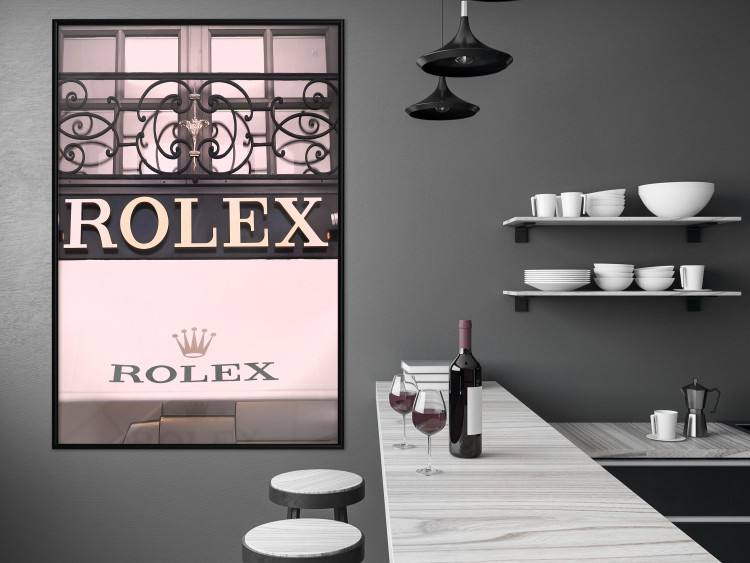 Wall Poster Rolex - company name with watches on building architecture with ornaments 125791 additionalImage 3