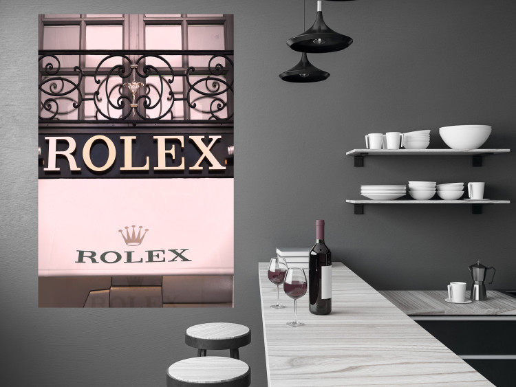 Wall Poster Rolex - company name with watches on building architecture with ornaments 125791 additionalImage 23