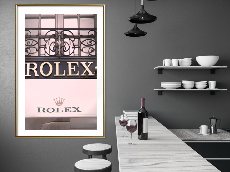 Wall Poster Rolex - company name with watches on building architecture with ornaments 125791 additionalImage 15