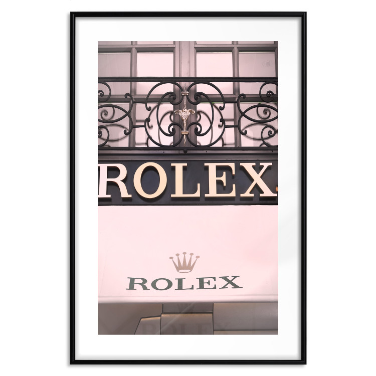 Wall Poster Rolex - company name with watches on building architecture with ornaments 125791 additionalImage 15