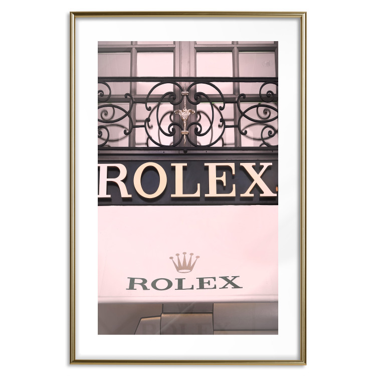 Wall Poster Rolex - company name with watches on building architecture with ornaments 125791 additionalImage 14