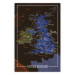 Wall Poster United Kingdom - colorful map of Great Britain with white inscriptions 126291