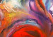 Canvas Art Print Abyss of Colors (1-part) wide - colorful artistic abstraction 127291 additionalThumb 5