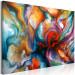 Canvas Art Print Abyss of Colors (1-part) wide - colorful artistic abstraction 127291 additionalThumb 2