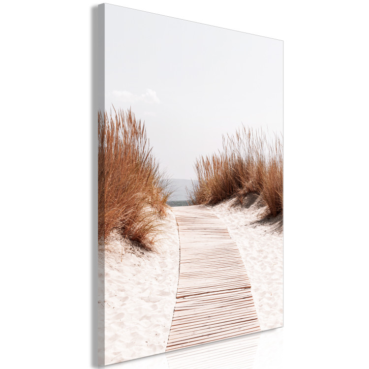 Canvas Print Soft Rustle (1-part) vertical - seascape 129491 additionalImage 2