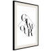 Poster Glamour - English text inside a geometric figure 129591 additionalThumb 2