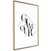 Poster Glamour - English text inside a geometric figure 129591 additionalThumb 9