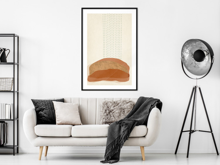 Wall Poster Seaside Vibes - abstract composition of orange figures 131791 additionalImage 23