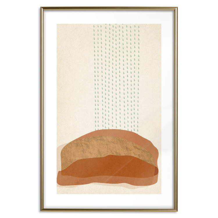 Wall Poster Seaside Vibes - abstract composition of orange figures 131791 additionalImage 16