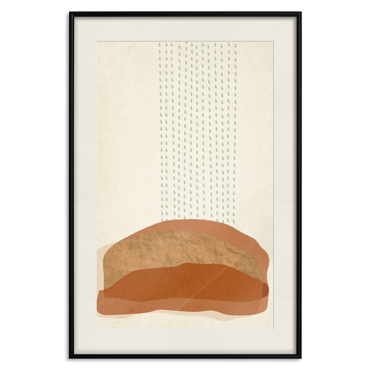 Wall Poster Seaside Vibes - abstract composition of orange figures 131791 additionalImage 19