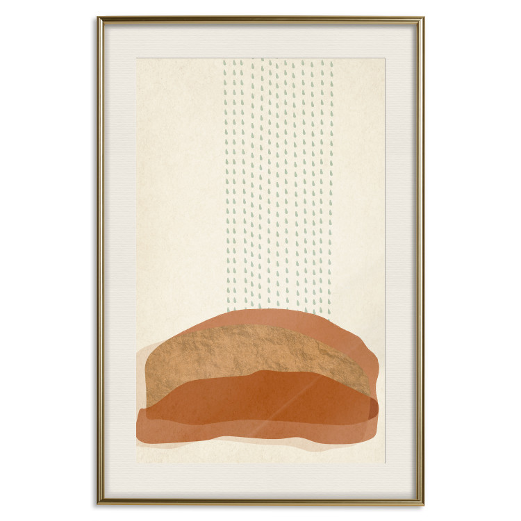 Wall Poster Seaside Vibes - abstract composition of orange figures 131791 additionalImage 20