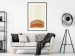 Wall Poster Seaside Vibes - abstract composition of orange figures 131791 additionalThumb 18