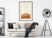 Wall Poster Seaside Vibes - abstract composition of orange figures 131791 additionalThumb 24