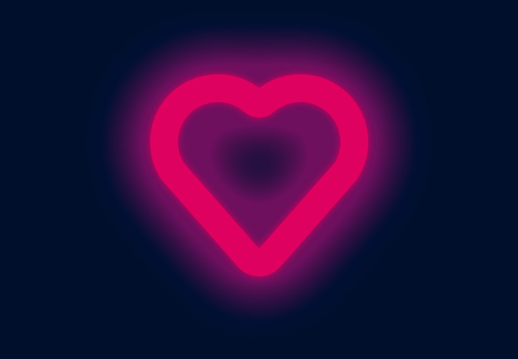 Wall Poster All You Need Is Love - pink neon English texts and hearts 131991 additionalImage 12