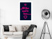 Wall Poster All You Need Is Love - pink neon English texts and hearts 131991 additionalThumb 5