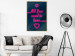 Wall Poster All You Need Is Love - pink neon English texts and hearts 131991 additionalThumb 5