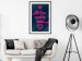 Wall Poster All You Need Is Love - pink neon English texts and hearts 131991 additionalThumb 24