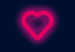 Wall Poster All You Need Is Love - pink neon English texts and hearts 131991 additionalThumb 10