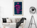 Wall Poster All You Need Is Love - pink neon English texts and hearts 131991 additionalThumb 22