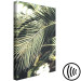 Canvas Green Queen (1-piece) Vertical - exotic palm leaf landscape 135291 additionalThumb 6