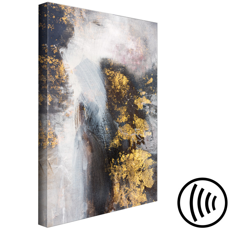 Canvas Print Golden Fleece (1-piece) Vertical - modern abstract texture 135691 additionalImage 6