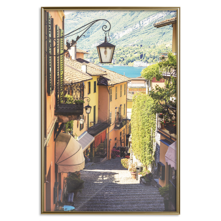 Poster Sunny Waterfront - warm landscape of Italian architecture 135891 additionalImage 16