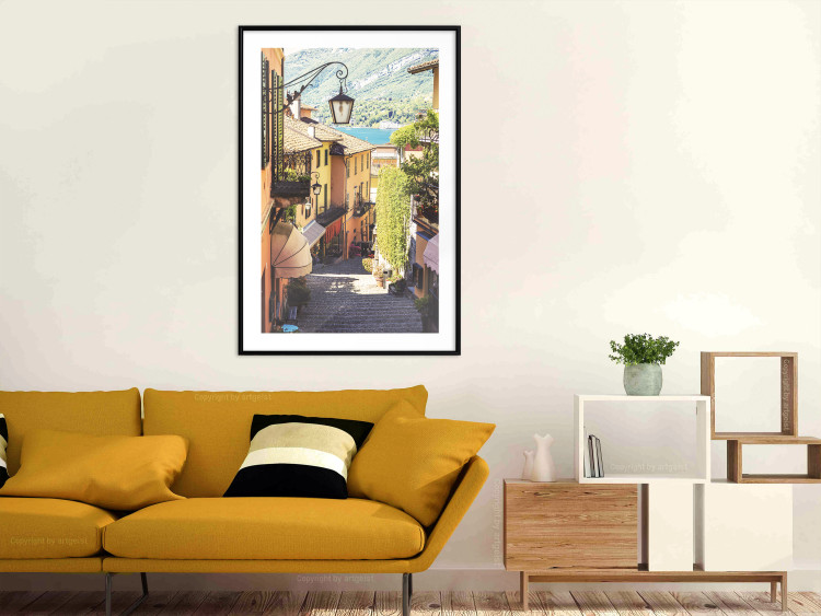 Poster Sunny Waterfront - warm landscape of Italian architecture 135891 additionalImage 22