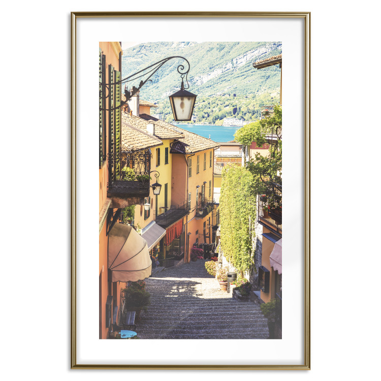 Poster Sunny Waterfront - warm landscape of Italian architecture 135891 additionalImage 13
