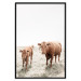 Wall Poster Mother and Calf - domestic animals against a rural landscape 137691 additionalThumb 8