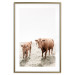 Wall Poster Mother and Calf - domestic animals against a rural landscape 137691 additionalThumb 4