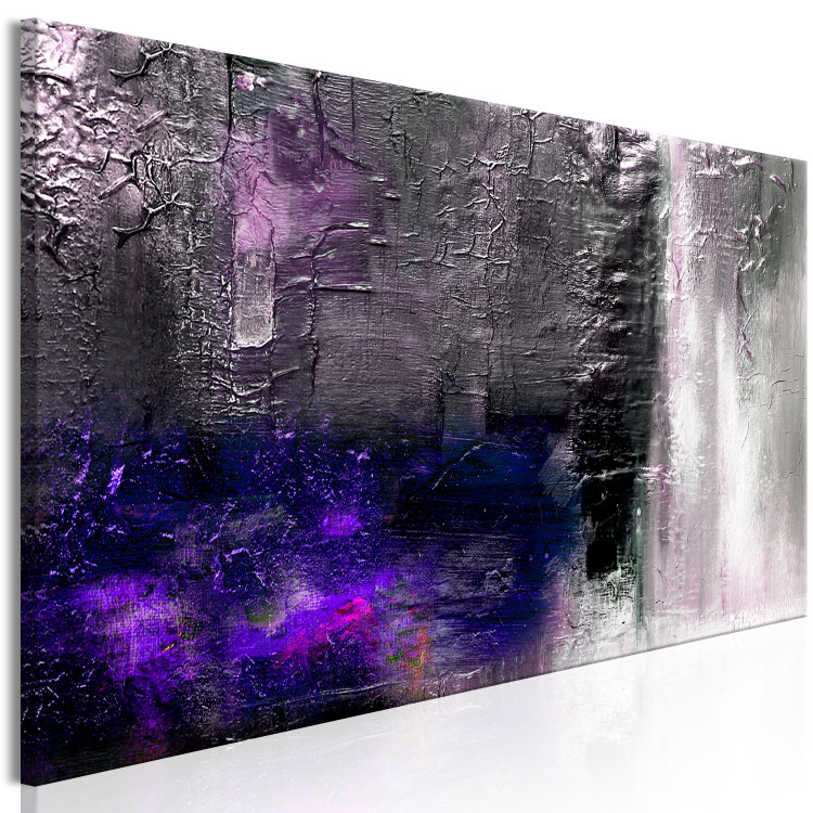 Canvas Element of Happiness (1-piece) Narrow - abstraction with a hint of purple 138791 additionalImage 2