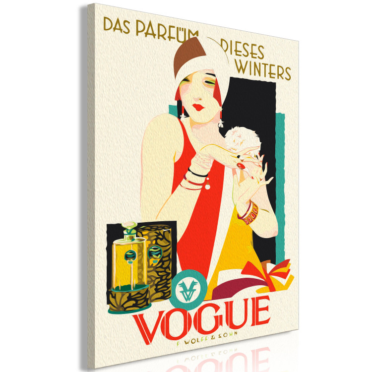 Paint by number Elegant Woman - Colorful Art Deco Perfume Advertisement 144091 additionalImage 3
