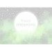 Wall Mural Keep Dreaming inscription on the moon - sky and clouds in shades of green 144691 additionalThumb 3