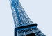 Canvas Paris Trio (3-piece) - city architecture in the colors of France 144791 additionalThumb 4
