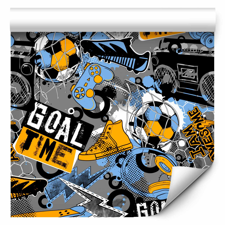 Wallpaper Football - Youth Sports Theme for a Boy’s Room 146291 additionalImage 1