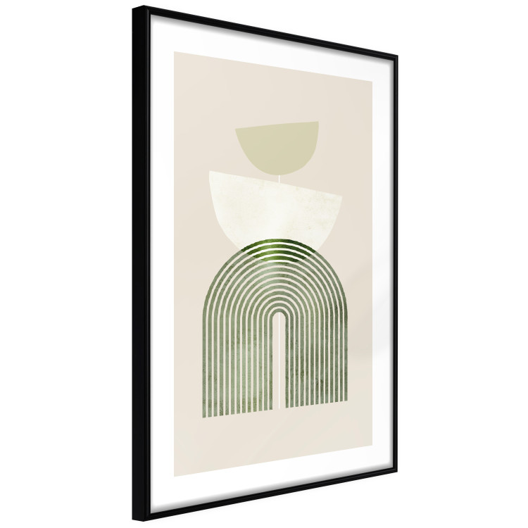Wall Poster Abstraction - Rounded Forms in Bright Colors on a Beige Background 149891 additionalImage 8