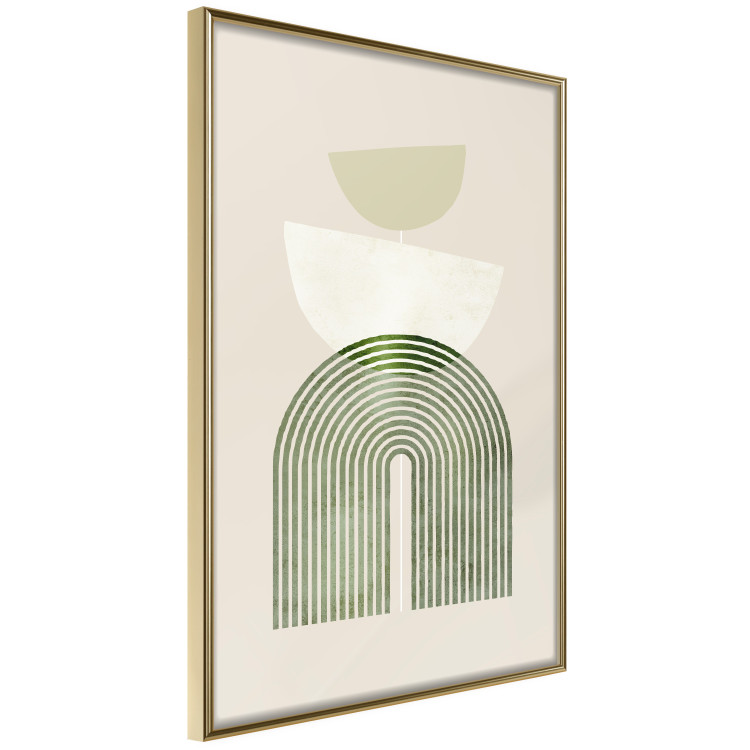 Wall Poster Abstraction - Rounded Forms in Bright Colors on a Beige Background 149891 additionalImage 6