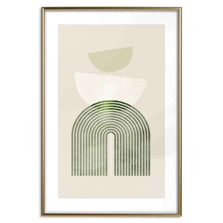Wall Poster Abstraction - Rounded Forms in Bright Colors on a Beige Background 149891 additionalImage 25