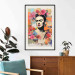 Poster Collage With Frida - Colorful Composition With Portrait and Flowers in the Background 152191 additionalThumb 16