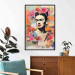 Poster Collage With Frida - Colorful Composition With Portrait and Flowers in the Background 152191 additionalThumb 11