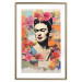 Poster Collage With Frida - Colorful Composition With Portrait and Flowers in the Background 152191 additionalThumb 24